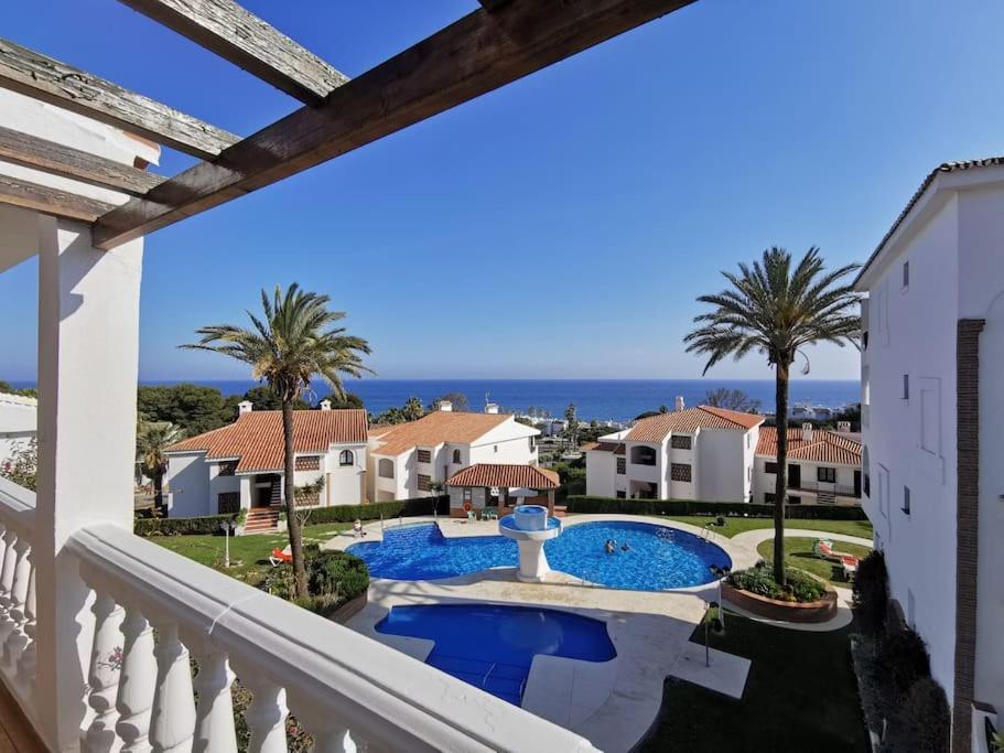 2Br+1Bthr Precioso Apartamento Con Vistas Al Mar Mijas Zewnętrze zdjęcie